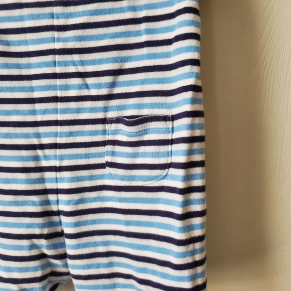 Janie and Jack Striped Boy's One Piece - Picture 6 of 6